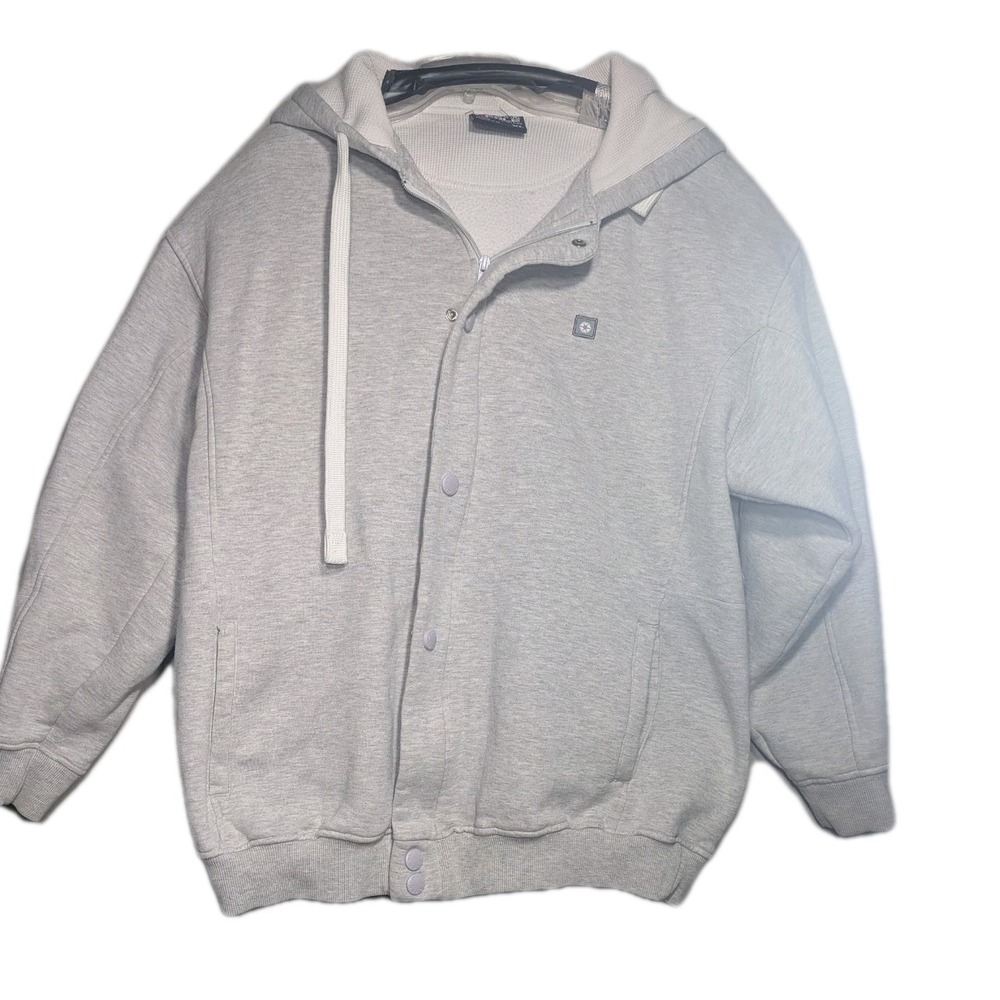 Southpole Y2K Men's Hoodie Zip & snap Sz XL VTG Sweater Skater Streetwear Active - Picture 2 of 11